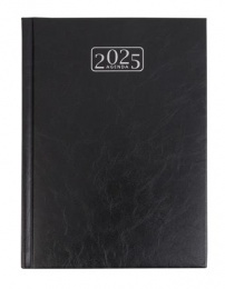 Naptár, tervező, A5, napi, VICTORIA OFFICE "Chrono", fekete (2024 évi)