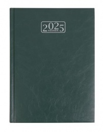 Naptár, tervező, A5, napi, VICTORIA OFFICE "Chrono", zöld (2024 évi)