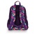 Hátizsák, iskolatáska, cipzáras, GABOL "Kokoro", lila, szívek