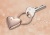 Kulcstartó, SWAROVSKI® kristályokkal, TROIKA, "Girls Best Friend Rosy" Shiny