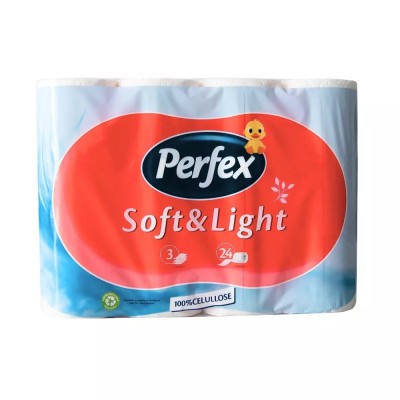 Perfex Soft&amp;Light WC papír - 3 rétegű, 24 tekercs